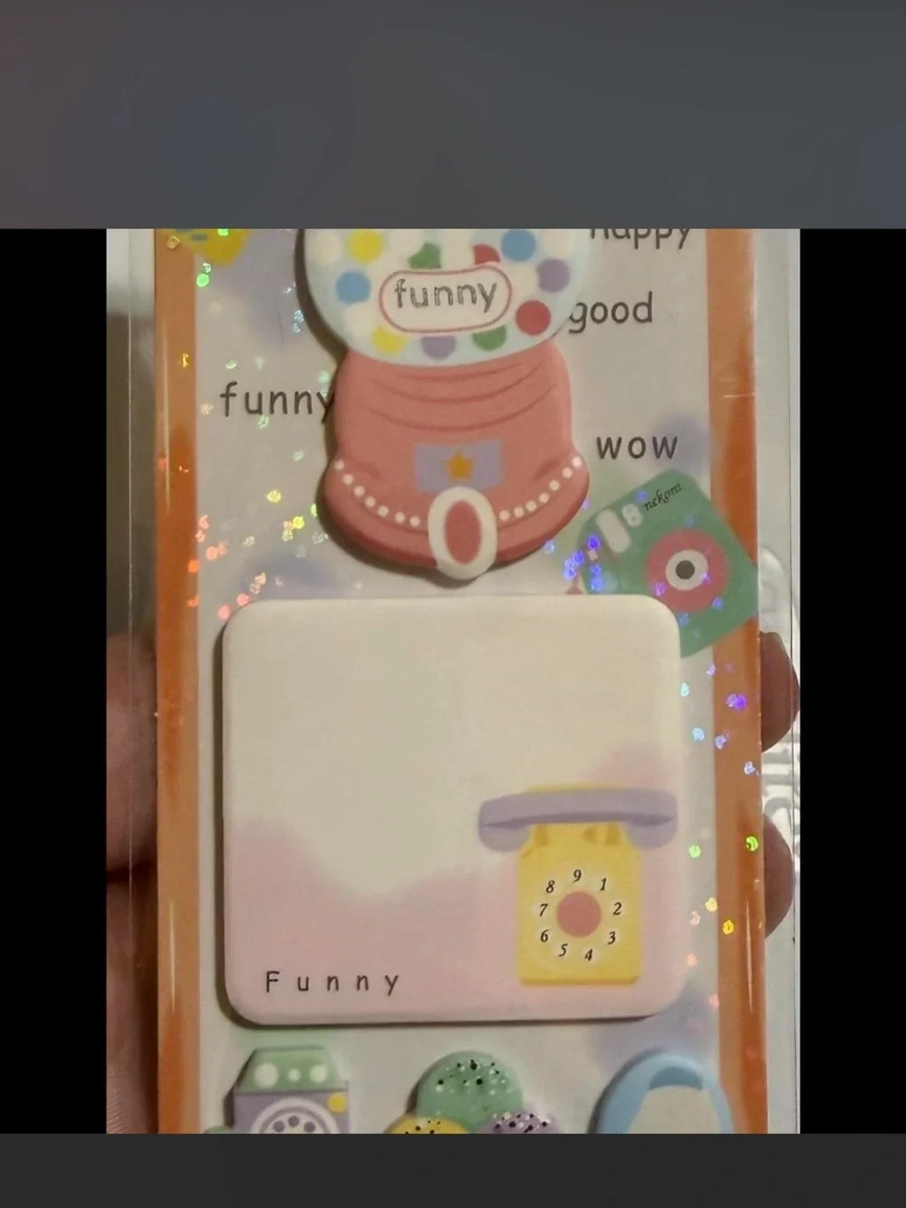 $2 CANDY STICKY NOTES $2 WITH ANY $10 ORDER OR MORE